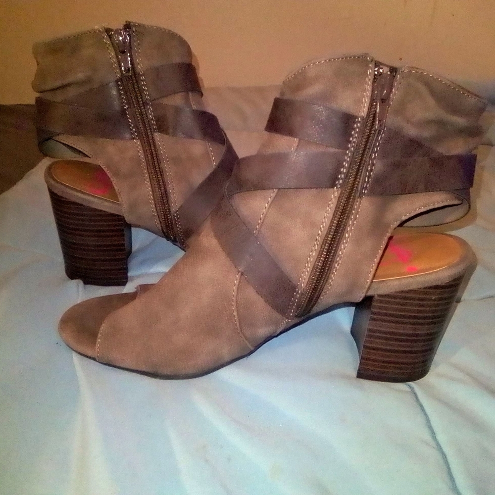 JELLY POP Linnea Brown Faux suede shoes